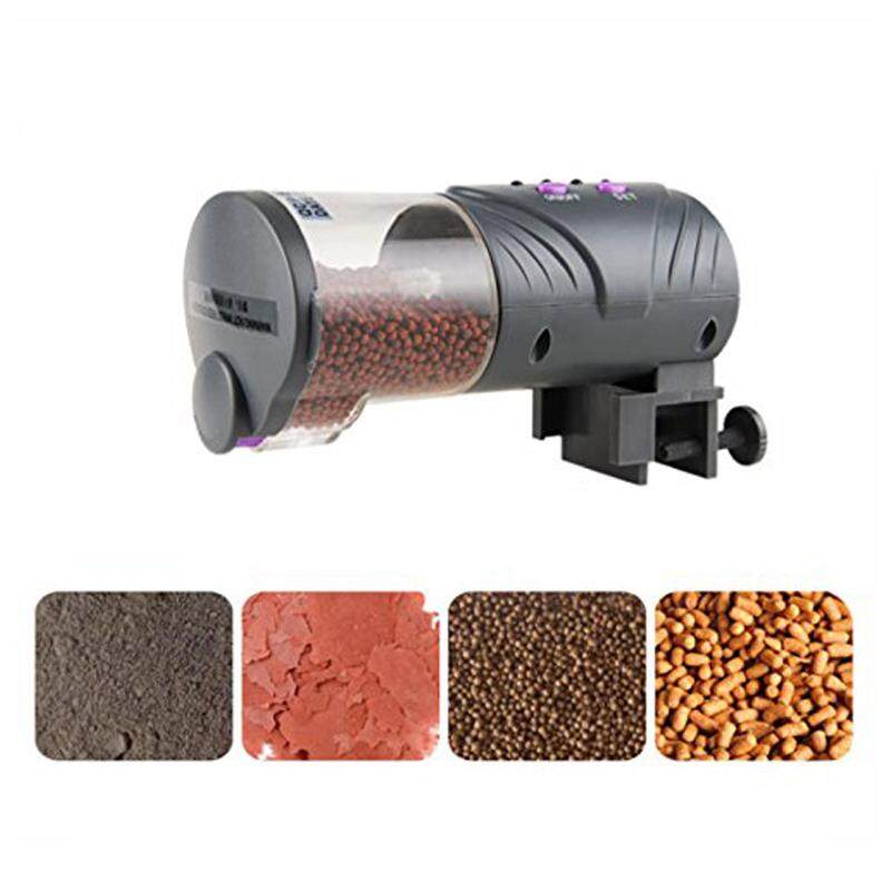 เครื่องให้อาหารปลาอัตโนมัติปฏิบัติอาหารอเนกประสงค์จับเวลา Feeders สำหรับ Aquarium ตู้ปลา - INTL
