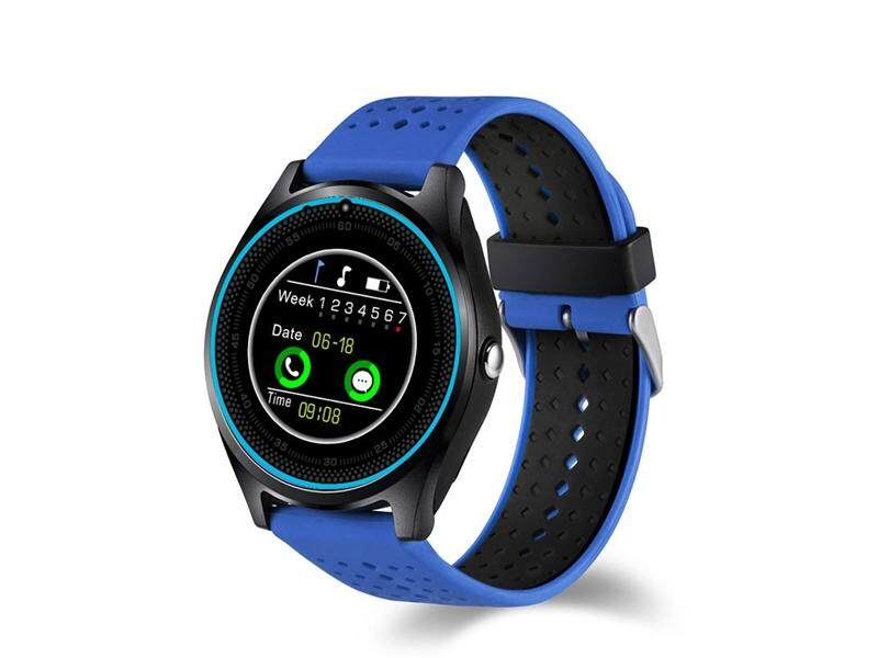 V9 กันน้ำบลูทูธนาฬิกาข้อมือ Smart Watch โทรศัพท์ Mate ซิม GSM สำหรับแอนดรอยด์ iOS - INTL