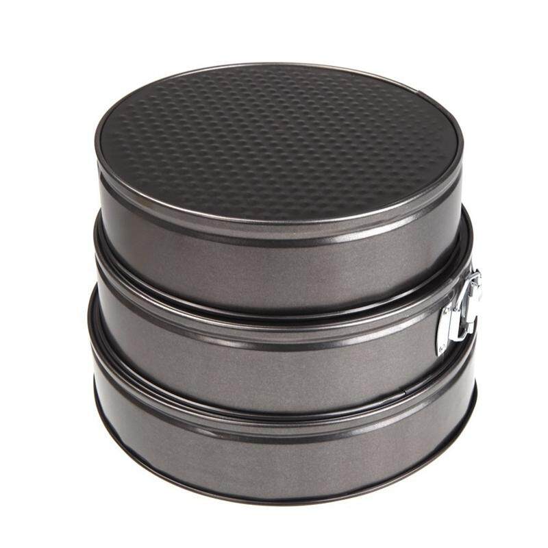 3 * Springform Pans Cake Bake Mould Mold Bakeware with Removable Bottom Round Shape Versatile Sturdy