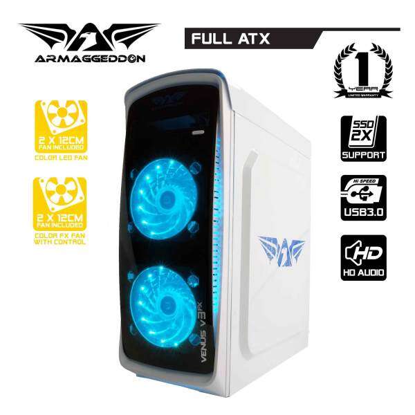Venus V3FX Full ATX Gaming PC Chassis By Armaggeddon Malaysia