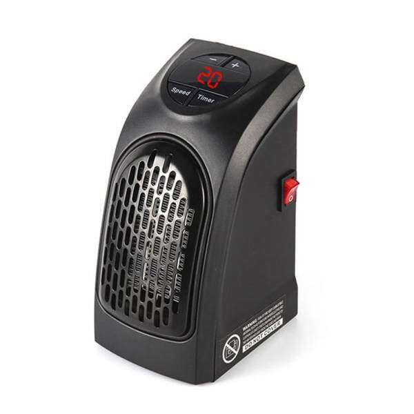 leegoal Handy Heater,Mini Space Heater,Plug-In Smart Heater,Warm Air Blower ,Office Heater With Timer(16*8.5*10cm)-UK Plug