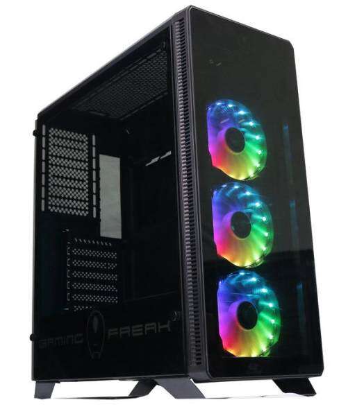 GamingFreak Aegis 850G Rainbow Tempered Glass ATX Gaming Casing Chassis Malaysia
