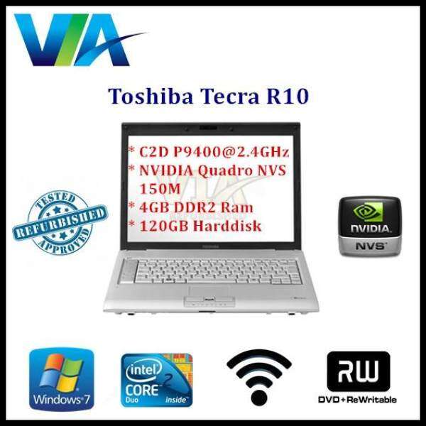 Refurb Toshiba Tecra R10 Core 2 Duo~4Gb~120Gb HDD~W7 Pro Malaysia