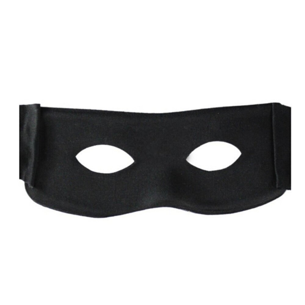 Bandit Zorro Masked Man Eye Mask for Theme Party Masquerade Costume Halloween  Black
