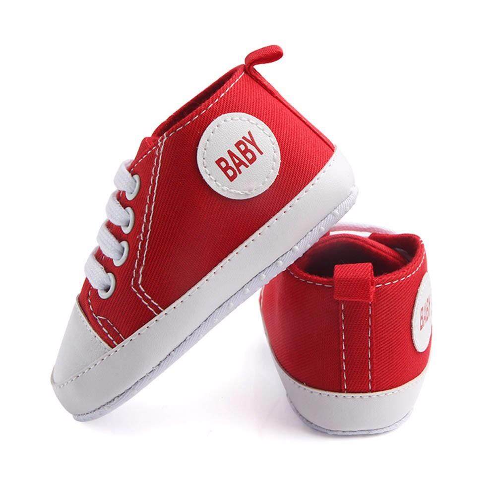 CocolMax ทารกแรกคลอดชายหญิงผ้าใบ Anti - SLIP รองเท้าใส่ในบ้านนุ่มสบบายรองเท้าผ้าใบ