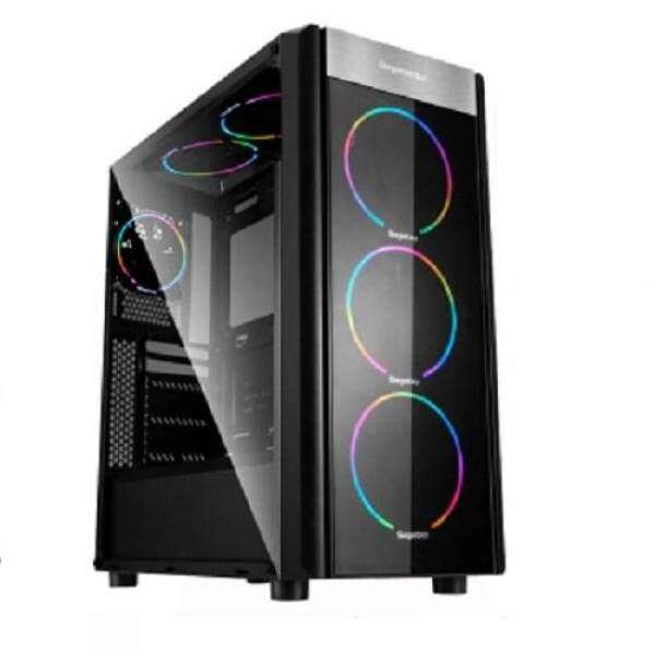Segotep Wider X3 LIGHTING 12 RGB side transparent ATX Gaming Casing Malaysia