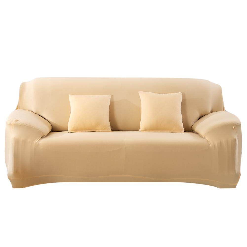 (Enter Our Store All Product Enjoy Free Shipping)3-Seat Fashion Slipcover Stretchable Pure Color Sofa Cushion Washable Sofa Covers
