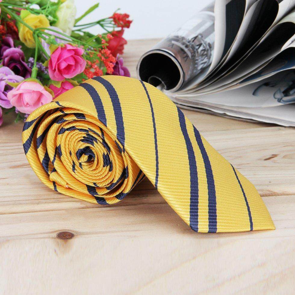 4 สีเครื่องแต่งกายคอสเพลย์เครื่องประดับสไตล์เนคไทวิทยาลัยผูกสำหรับแฮร์รี่ พอตเตอร์ สีเหลือง 4 สีเครื่องแต่งกายคอสเพลย์เครื่องประดับสไตล์เนคไทวิทยาลัยผูกสำหรับแฮร์รี่ พอตเตอร์ สีเหลือง