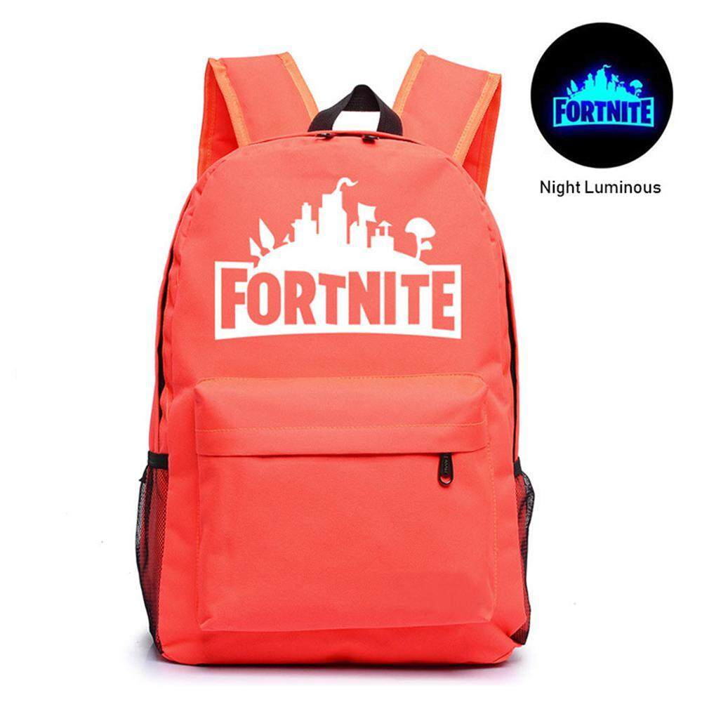 niceEshop Fortnite Luminous Backpack Battle Royale School Bag Notebook Rucksack Laptop Fortnite Galaxy Backpack For Teenagers Boys And Girls