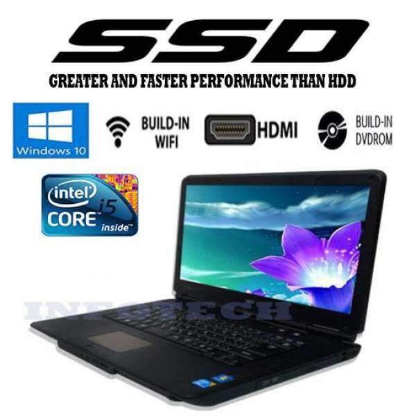 Nec VX-A SSD intel core i5 2GB DDR3 DVD HDMI WIFI LAPTOP NOTEBOOK ( Refurbished 15.6 ) Malaysia