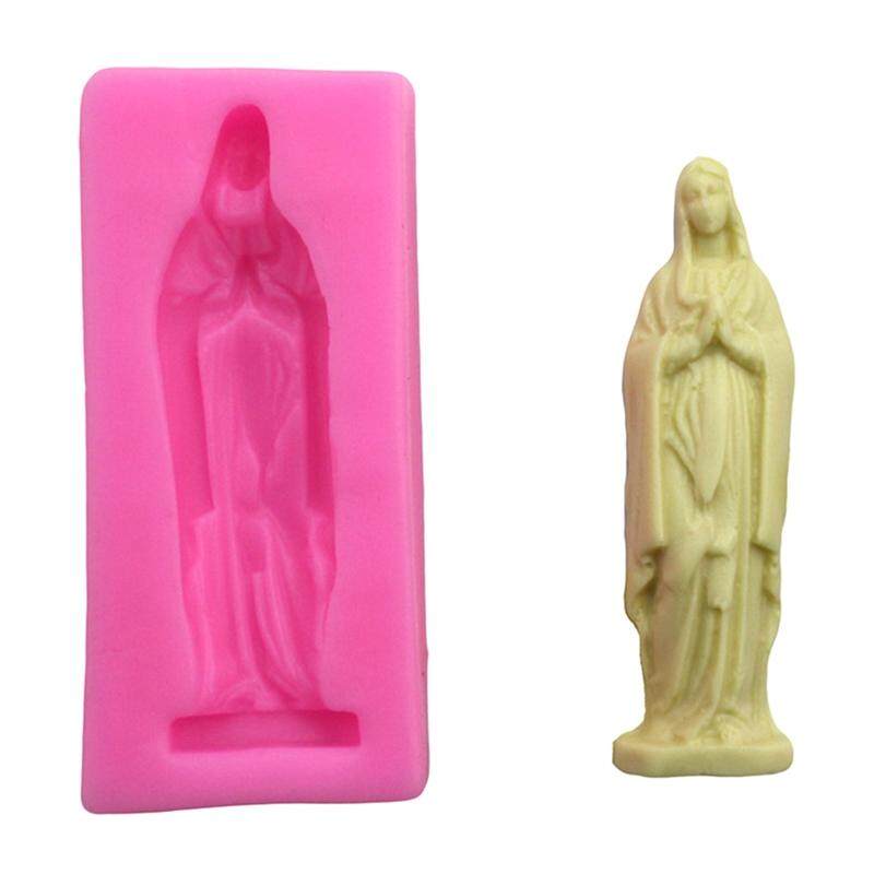 BZY VIRGIN MARY Medium CRAFT Sugarcraft Sculpey แม่พิมพ์ยางซิลิโคน
