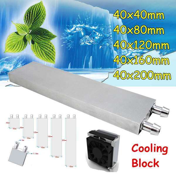 1 PCS Water Cooling Block Radiator Liquid Cooler Aluminum Heat Sink #40*80mm Malaysia