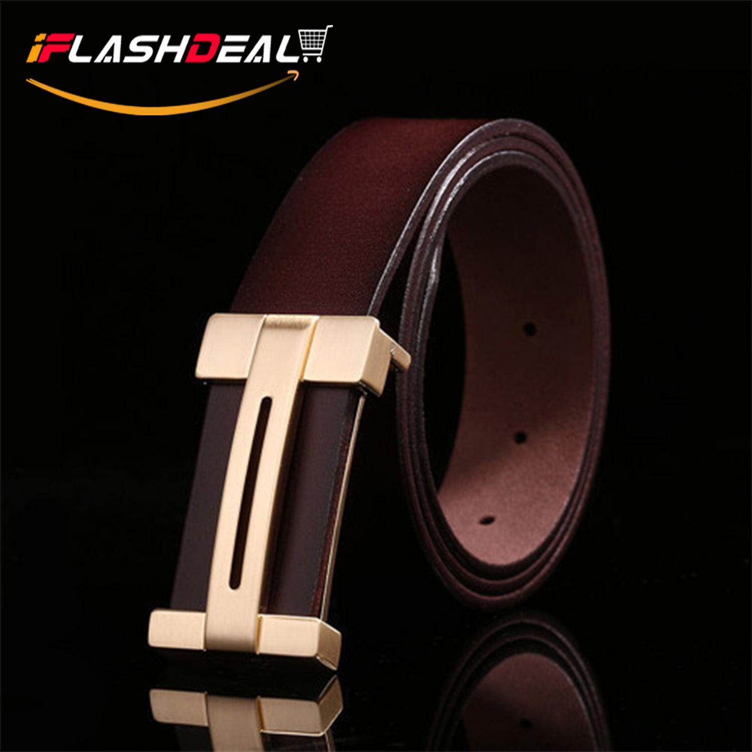 iFlashDeal สำหรับผู้ชายแบบ iFlashDeal H เข็มขัดหนังพร้อมหัวเข็มขัดแบบถอดได้ Business Casual Leather Belt (120 เซนติเมตร) iFlashDeal สำหรับผู้ชายแบบ iFlashDeal H เข็มขัดหนังพร้อมหัวเข็มขัดแบบถอดได้ Business Casual Leather Belt (120 เซนติเมตร)