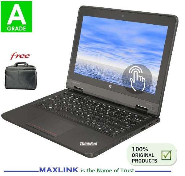 Lenovo ThinkPad Yoga Intel N2930 RAM 4GB / 128GB SSD 11.6 Touch Screen Low Budget Strong Business Laptop (REFURBISHED) Malaysia