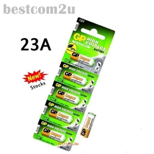 5PCS 23A ORIGINAL GP Alkaline Battery Remote Alarm 12V (Exp 2021) Malaysia