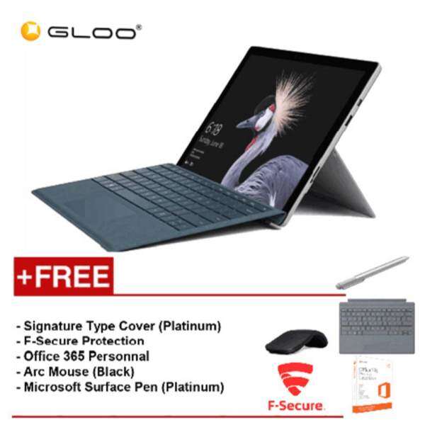 Microsoft Surface Pro i7/16G 512GB Free Type Cover Platinum + F-Secure End Point Protection + Office 365 Personal + Arc Mouse Black + Microsoft Surface Pen Platinum Malaysia