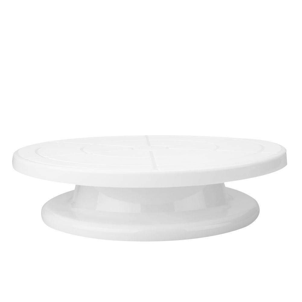 เค้กจานหมุนชั้นวางพลาสติก Bakeware เค้กตกแต่ง - INTL