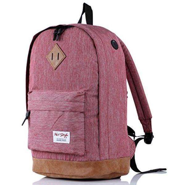 936Plus College School Backpack Travel Rucksack Fits 15.6 Laptop 18x12x6 VioletRed Malaysia