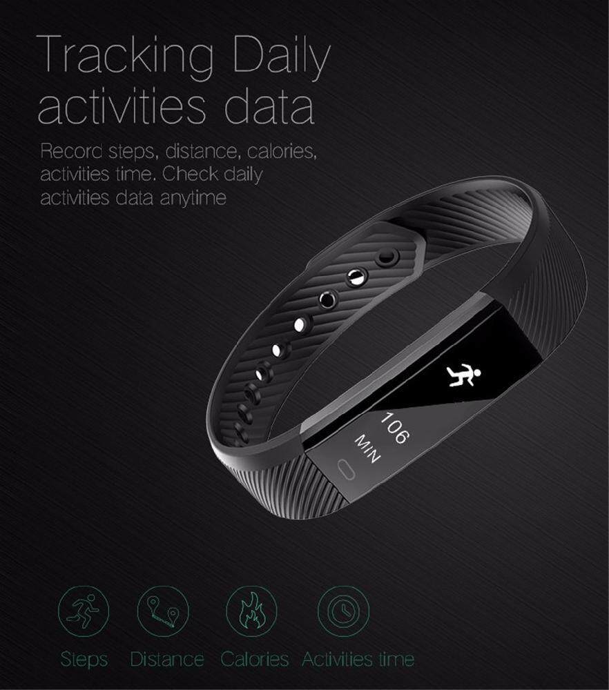 Fitness Watches Heart Rate Monitor Smart Band ID115HR Wristband Bracelet Activity Tracker for xiaomi iphone Fitness Watches Heart Rate Monitor Smart Band ID115HR Wristband Bracelet Activity Tracker for xiaomi iphone