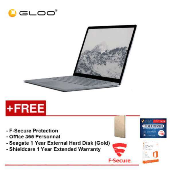 Surface Laptop Core i5/8GB RAM - 256GB + Shield Care 1 Year Extended Warranty + F-Secure End Point Protection + Office 365 Personal + Seagate 1TB Hard Disk Drive (Gold) Malaysia