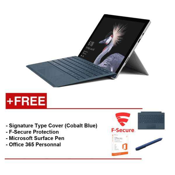 NEW Microsoft Surface Pro-Core I7 8G/256GB Free Surface Pro Type Cover(CobaltBlue)+ F-Secure EndPoint Protection+ Office 365 Personal+ Microsoft Surface Pen (Cobalt Blue) Malaysia