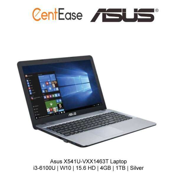 Asus X541U-VXX1463T Laptop - i3-6100U | W10 | 15.6 HD | 4GB | 1TB | Silver Malaysia