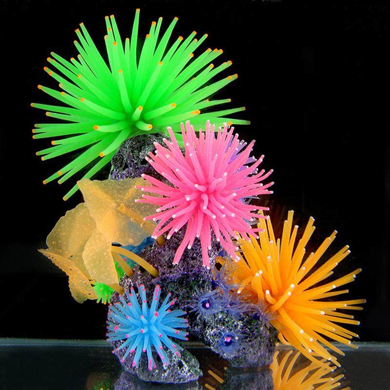 3 ชิ้นซิลิโคน Aquarium ตู้ปลาปะการังประดิษฐ์ปะการังตกแต่งตู้ปลา Decor 8 เซนติเมตร - INTL 3 ชิ้นซิลิโคน Aquarium ตู้ปลาปะการังประดิษฐ์ปะการังตกแต่งตู้ปลา Decor 8 เซนติเมตร - INTL