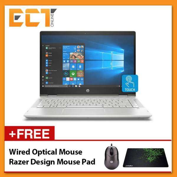HP Pavilion X360 14-CD0036TX Laptop (i5-8250U 3.40GHz,1TB+8GB,4GB,NV MX130-2GB,14 FHD Touch,W10) - Silver Malaysia