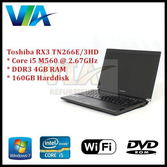 Refurb Toshiba Dynabook RX3 TN266E/3HD~Core i5~4Gb~160Gb HDD~Win10 Malaysia