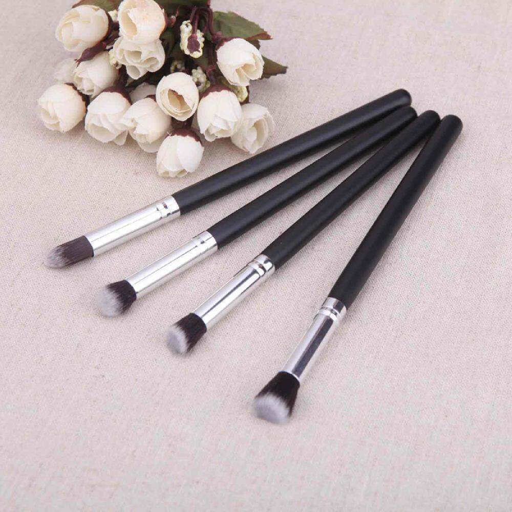 Jayoyi 4 ชิ้นแปรงแต่งสีขอบตาผสมแปรงชุดมืออาชีพ Eye แปรงสำหรับแต่งหน้า Jayoyi 4 ชิ้นแปรงแต่งสีขอบตาผสมแปรงชุดมืออาชีพ Eye แปรงสำหรับแต่งหน้า