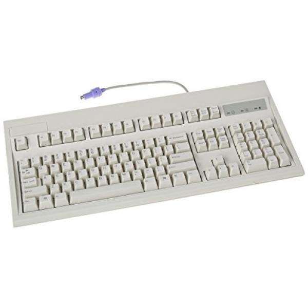 104KEY PS2 Keyboard Beige Pc Win IBM Layout Rohs Malaysia