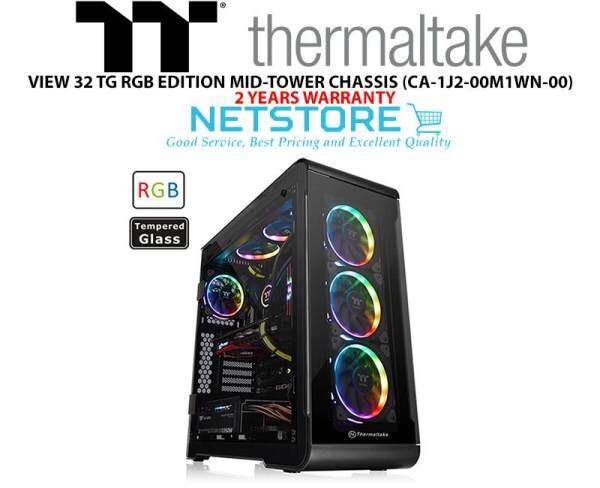 Thermaltake View 32 TG RGB Tempered Glass ATX Mid Tower Casing CA-1J2-00M1WN-00 Malaysia