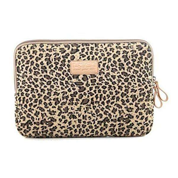 Best Christmas Gift Zonman Bohemian Style Canvas Fabric Laptop Notebook Computer MacBook MacBook Pro MacBook Air Sleeve Case Bag Cover Macbook Sleeve Briefcase Carry Case(Brown Leopard) Malaysia