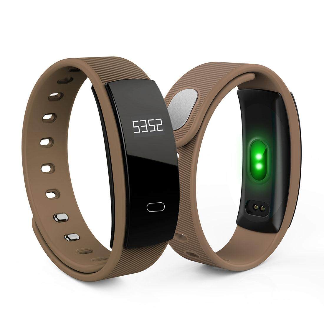 QS80 Wristband Heart Rate Monitor Blood Pressure Monitor Smart Watch Sports Reminder Smart Bracelet For IOS And Android