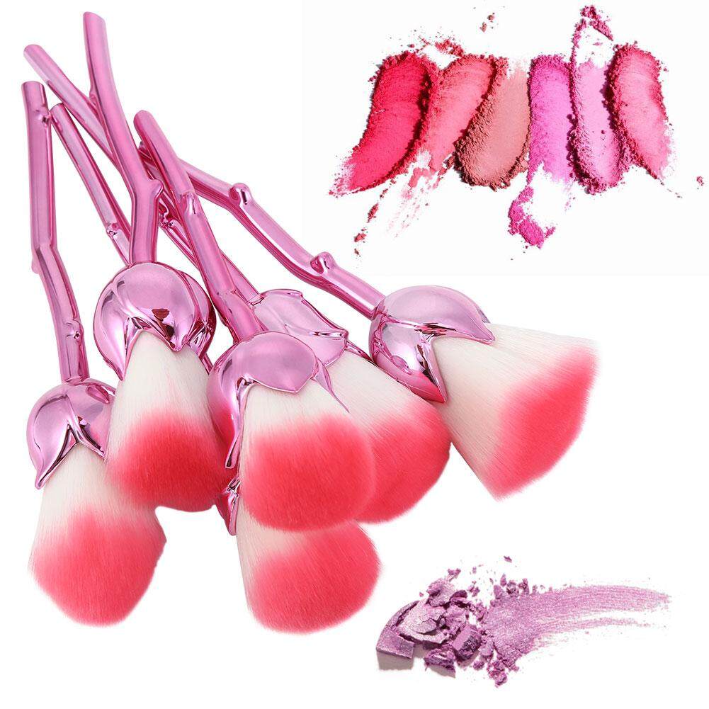 6 ชิ้น/เซ็ต Professional แป้งผงรองพื้นใบหน้าเครื่องสำอางค์ Rose แปรงสำหรับแต่งหน้าชุด 6 ชิ้น/เซ็ต Professional แป้งผงรองพื้นใบหน้าเครื่องสำอางค์ Rose แปรงสำหรับแต่งหน้าชุด