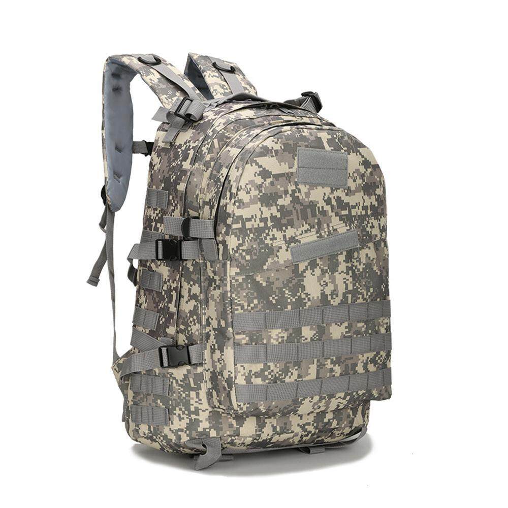 OutFlety 40L กระเป๋าลายพรางกีฬากลางแจ้ง 3D กระเป๋าเป้สะพายหลังกระเป๋าสะพายหลังสำหรับเดินทางสำหรับ Camping เดินป่าทหารเดินทาง