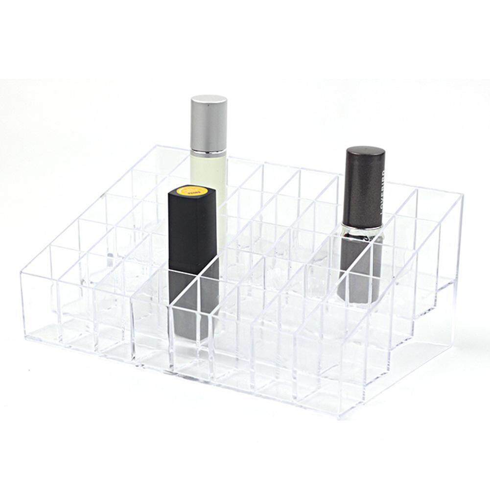 เดสก์ท็อป Trapezoidal โปร่งใส 36 กริด 40 กริดกล่องใส่เครื่องสำอางชั้นวางลิปสติกเครื่่องสำอางกล่องเก็บของ เดสก์ท็อป Trapezoidal โปร่งใส 36 กริด 40 กริดกล่องใส่เครื่องสำอางชั้นวางลิปสติกเครื่่องสำอางกล่องเก็บของ