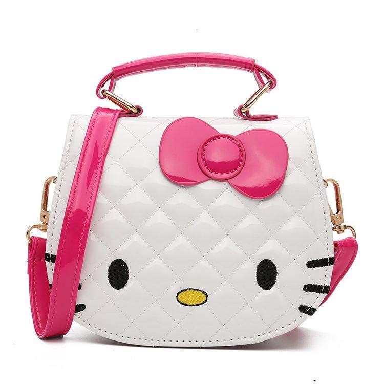Hello Kitty Sling Bag Princess Female Mini Handbag Shoulder Bag Children Girls Cute Cartoon Tote Bag