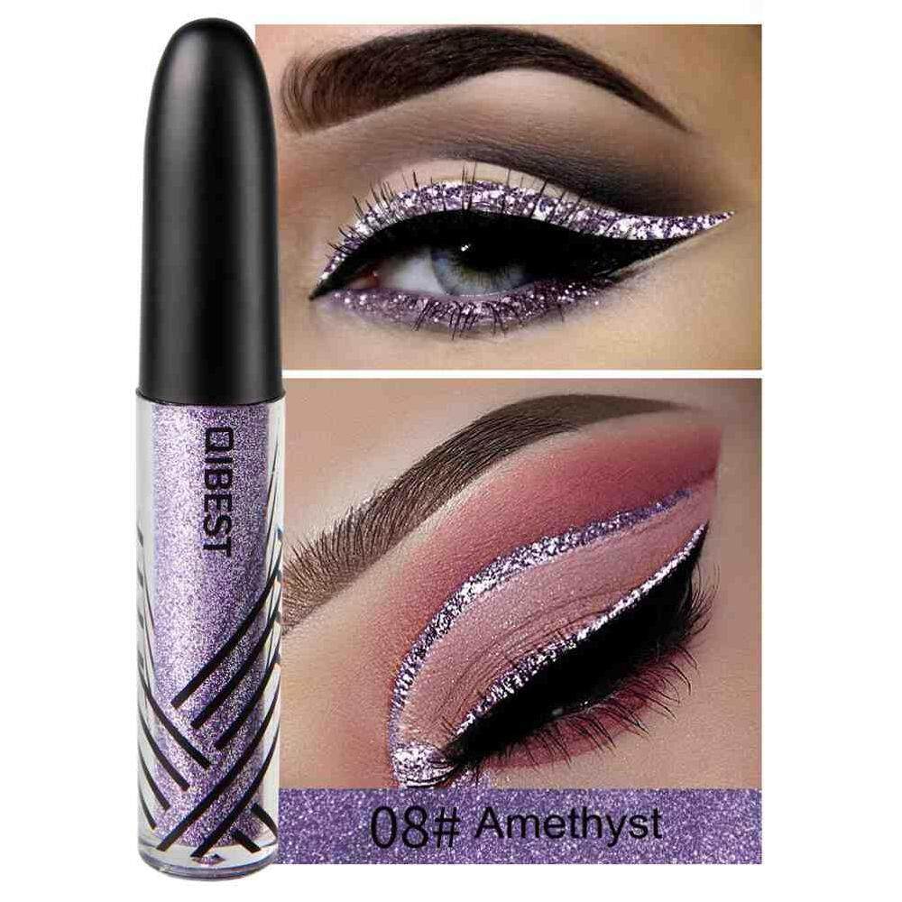 Qooiu QIBEST 13 สีแฟลชอายไลน์เนอร์แบบน้ำอายแชโดว์ Liquid Glitter Makeup เครื่องสำอางค์ Qooiu QIBEST 13 สีแฟลชอายไลน์เนอร์แบบน้ำอายแชโดว์ Liquid Glitter Makeup เครื่องสำอางค์