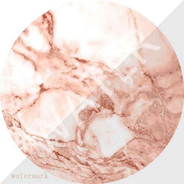 Mouse Pad Gaming Rose Gold Sparkle Marble 7 Inches 1M1504, Premium-Textured Surface, Non-slip Rubber Base, Laser & Optical Mouse Compatible, Mouse mat Malaysia