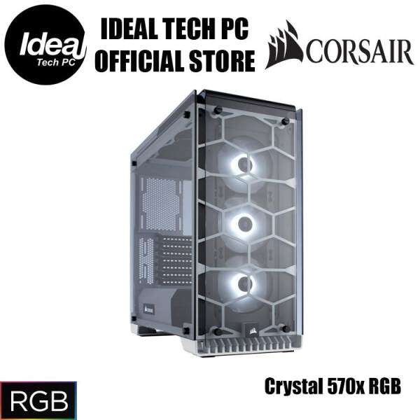 Corsair Crystal Series 570x RGB (Black/White) Malaysia