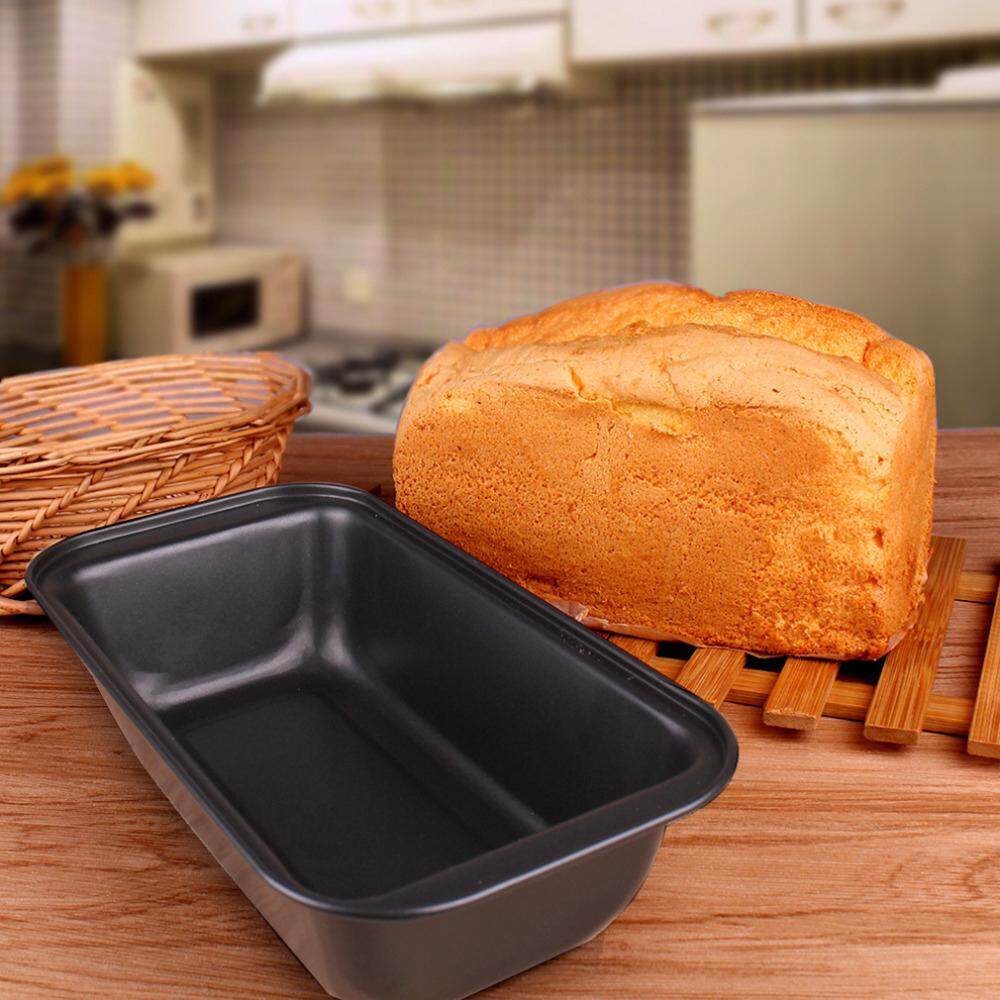 NO - Stick คาร์บอนขนมปัง Pan - แม่พิมพ์ขนมปัง Bakeware เค้กรูปสี่เหลี่ยมผืนผ้ากระทะขนมปังแถวขนมปังแม่พิมพ์อบขนมครัวคัพเค้กเครื่องมือ - INTL