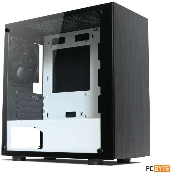 TECWARE NEXUS M TG MATX GAMING CASE (Black & White/Black) Malaysia