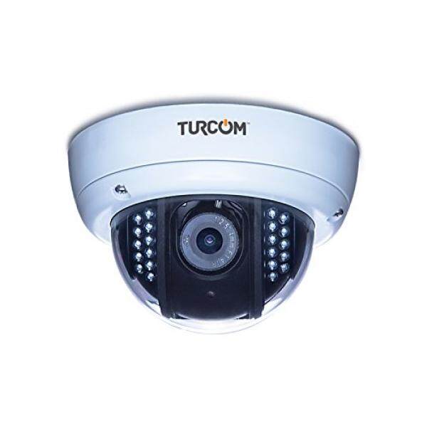 Turcom TS-612 Dome Security CCTV Surveillance Camera IR Cut Filter High Definition 1920x1080 Weatherproof, Night Vision, Fully Adjustable, Clear and White Turcom TS-612 Dome Security CCTV Surveillance Camera IR Cut Filter High Definition 1920x1080 Weatherproof, Night Vision, Fully Adjustable, Clear and White