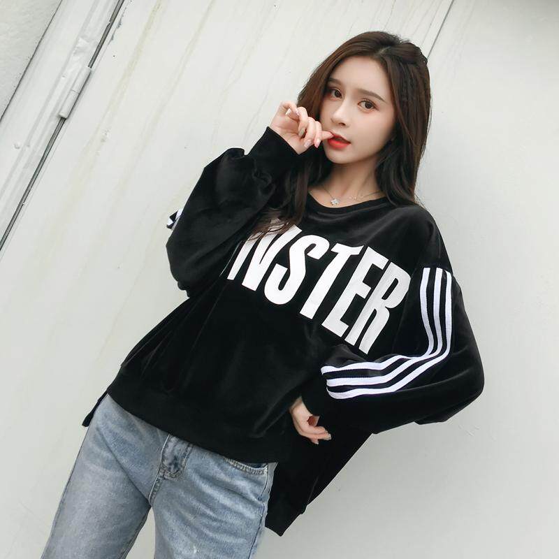 ZASHION เสื้อกันหนาวผู้หญิง Korean Women's Loose Fit Hoodie Jacket