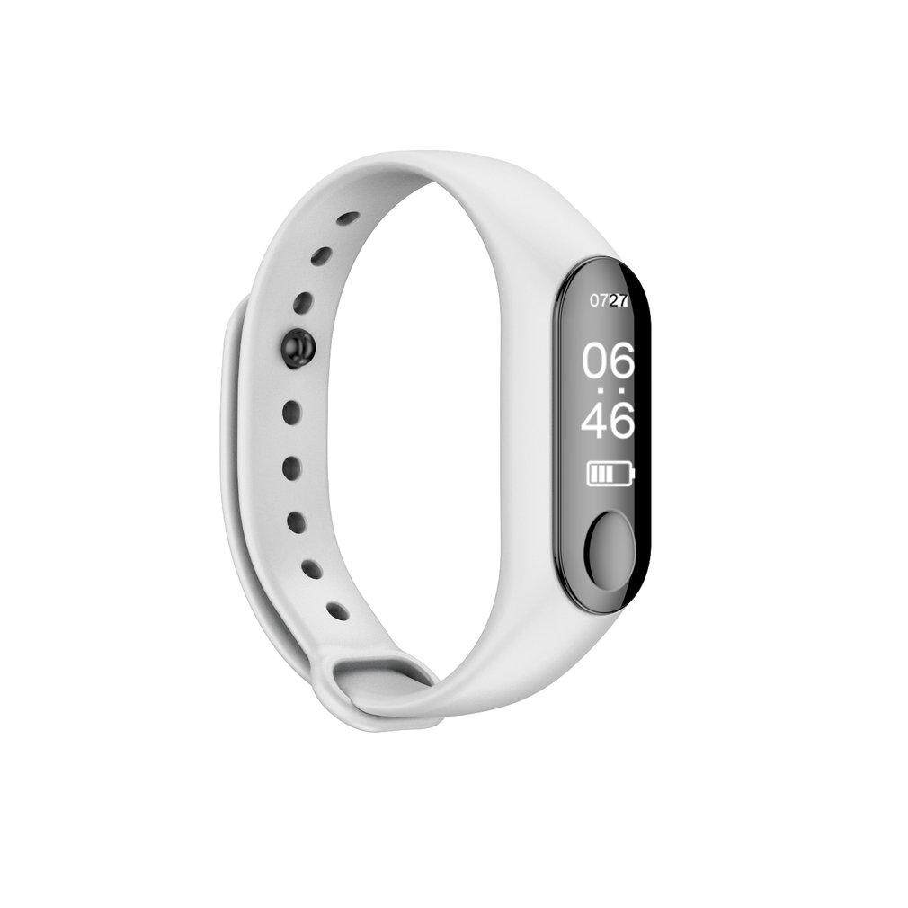 ดี M3 LED สีสันกีฬาความดันโลหิตออกซิเจน Heart Rate สมาร์ทสร้อยข้อมือ
