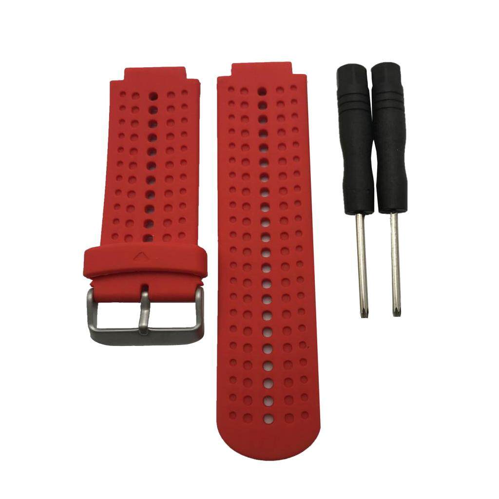 MIRACLE Shining สายนาฬิกาข้อมือฟิตเนส Universal สำหรับ Garmin Forerunner 220 230 235 620 630 Red - INTL MIRACLE Shining สายนาฬิกาข้อมือฟิตเนส Universal สำหรับ Garmin Forerunner 220 230 235 620 630 Red - INTL