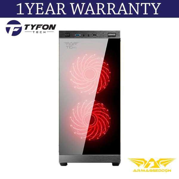 Armaggeddon T1G Pro Micro ATX Gaming PC Case (Black) Malaysia