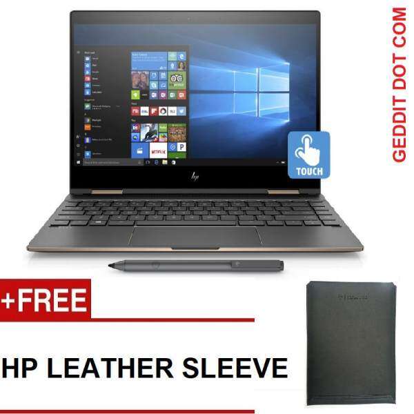 HP SPECTRE X360 13-ae089TU (i5-8250u,8GB,256GB,FHD TOUCH,13.3,WIN 10.PEN) WITH LEATHER SLEEVE Malaysia