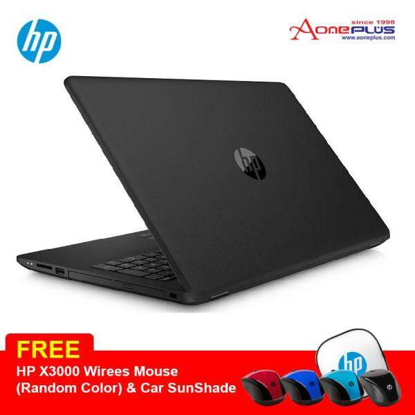 HP 14-bs537TU/bs538TU (Black/Silver) 14.0 Laptop + FREE HP X3000 Wireless Mouse (Random Color) & Car sunshade Malaysia